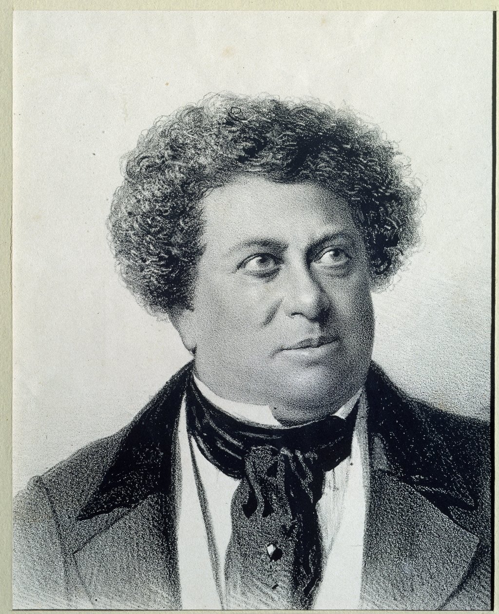 Portret autora Alexandre Dumasa (1802-1870) autorstwa Georg Wilhelm Timm