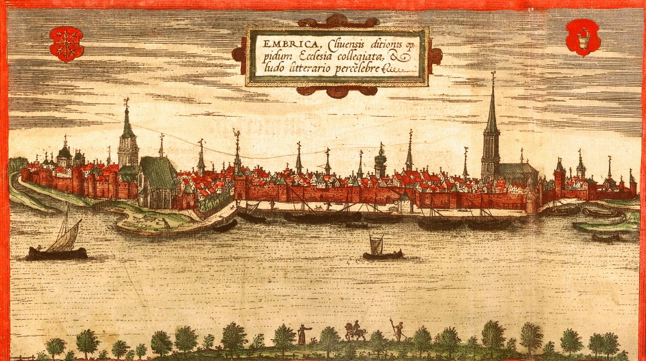 Emmerich, Embrica autorstwa Georg and Hogenberg Franz (1535 90) Braun
