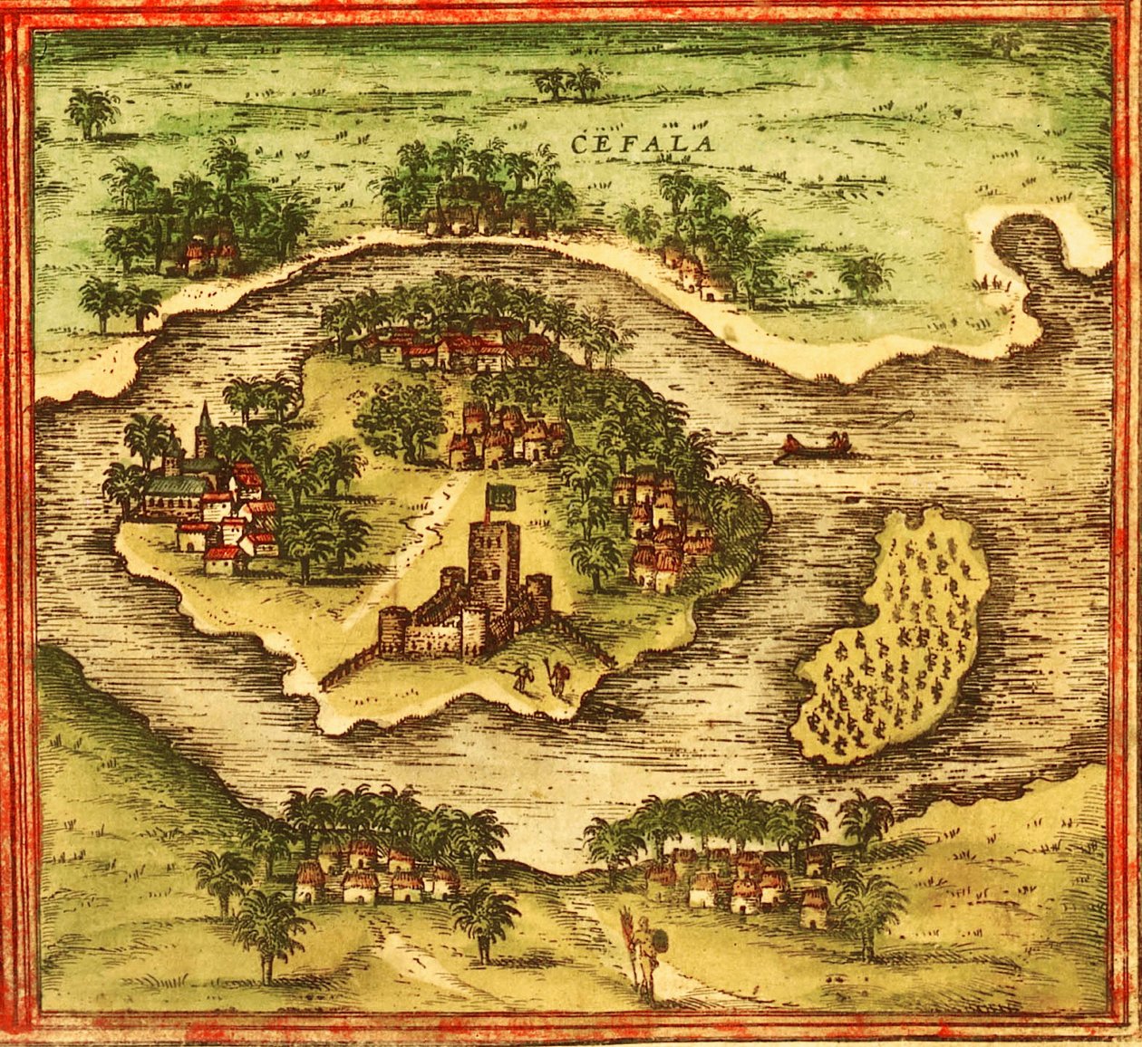 Mozambik autorstwa Georg and Hogenberg Franz (1535 90) Braun