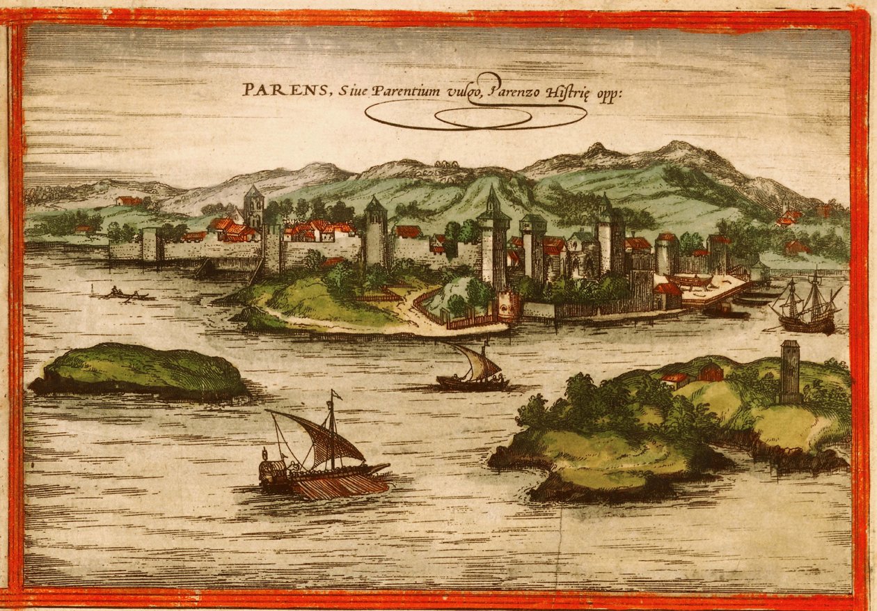 Porec, Chorwacja autorstwa Georg and Hogenberg Franz (1535 90) Braun