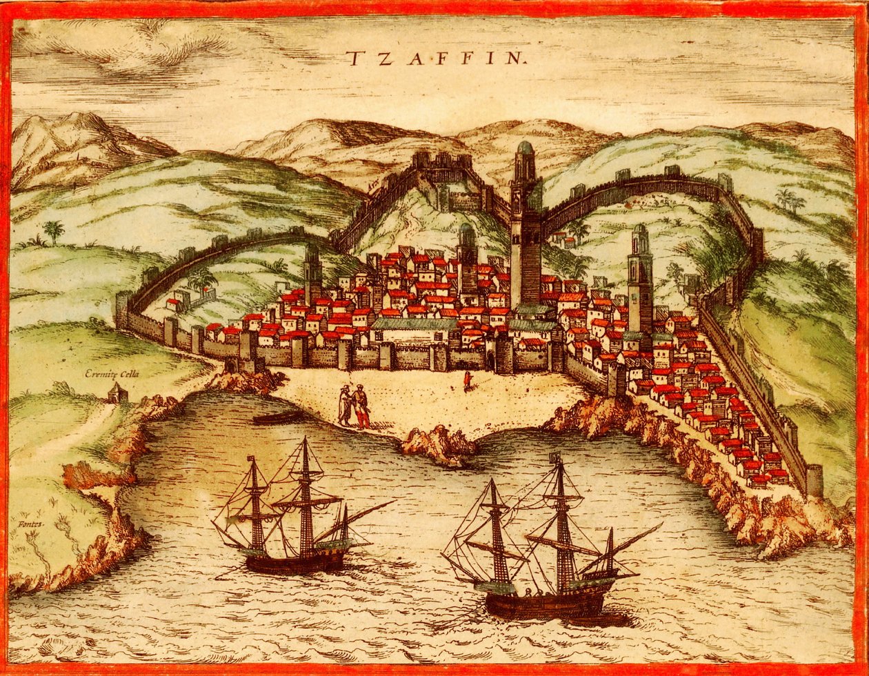 Safi, Maroko autorstwa Georg and Hogenberg Franz (1535 90) Braun