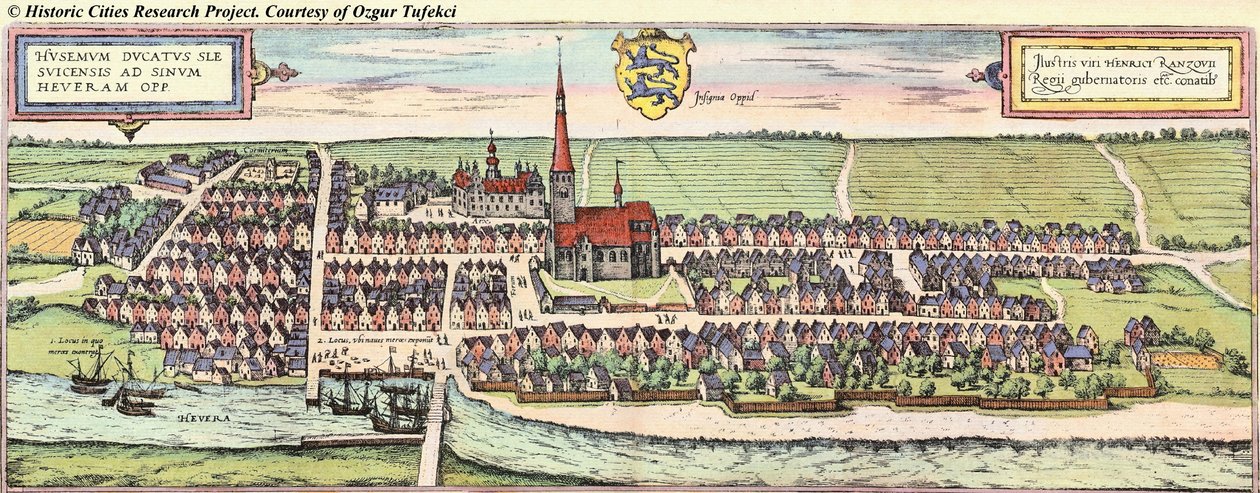 Szlezwik Holsztyn autorstwa Georg and Hogenberg Franz (1535 90) Braun