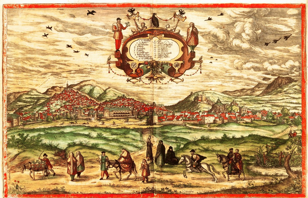 Hiszpania autorstwa Georg and Hogenberg Franz (1535 90) Braun