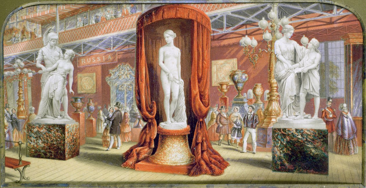 Wielka Wystawa, Dział Rosyjski z „Klejnoty Wielkiej Wystawy”, 1851 (druk) autorstwa George Baxter