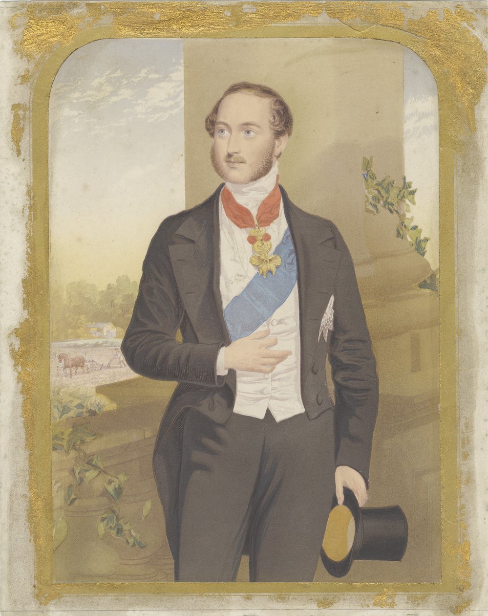 Książę Albert, po 1855 (akwatinta) autorstwa George Baxter