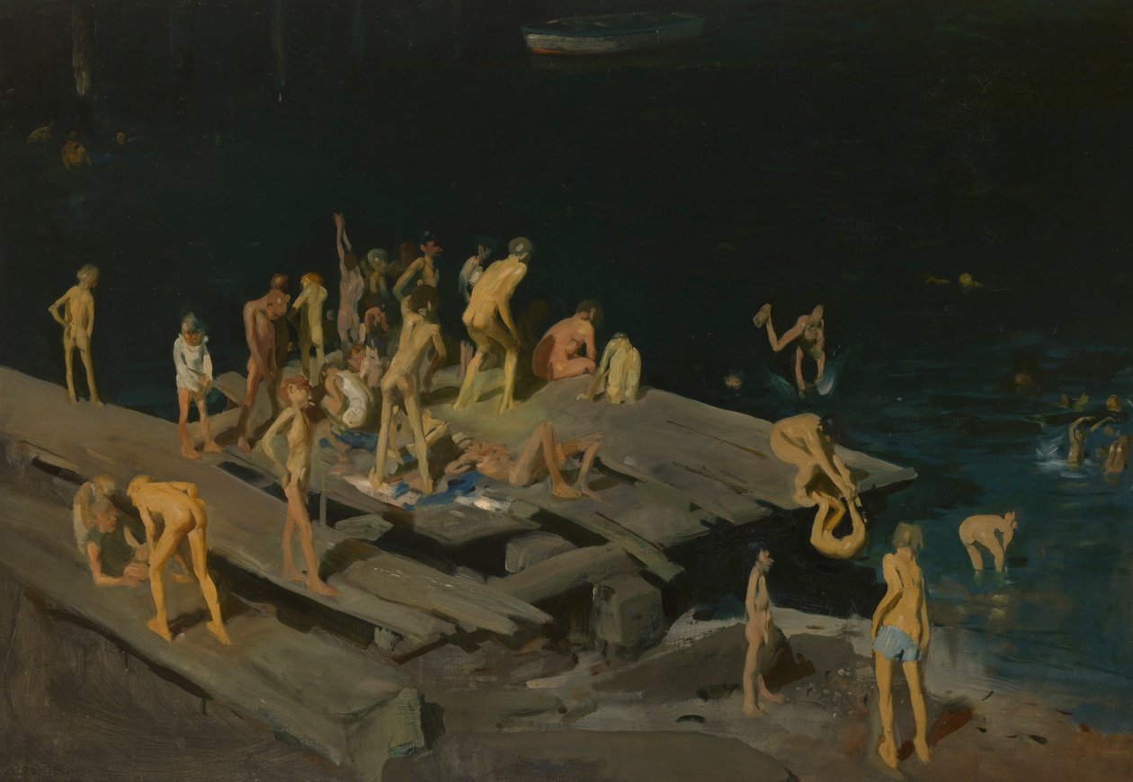 Czterdzieści dwoje dzieci, 1907 autorstwa George Wesley Bellows