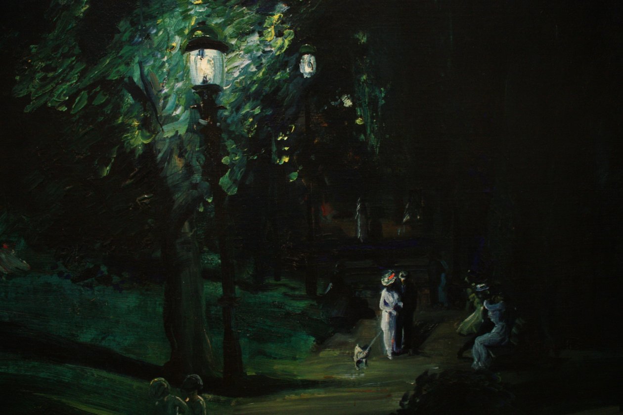 Letnia noc, Riverside Drive autorstwa George Wesley Bellows