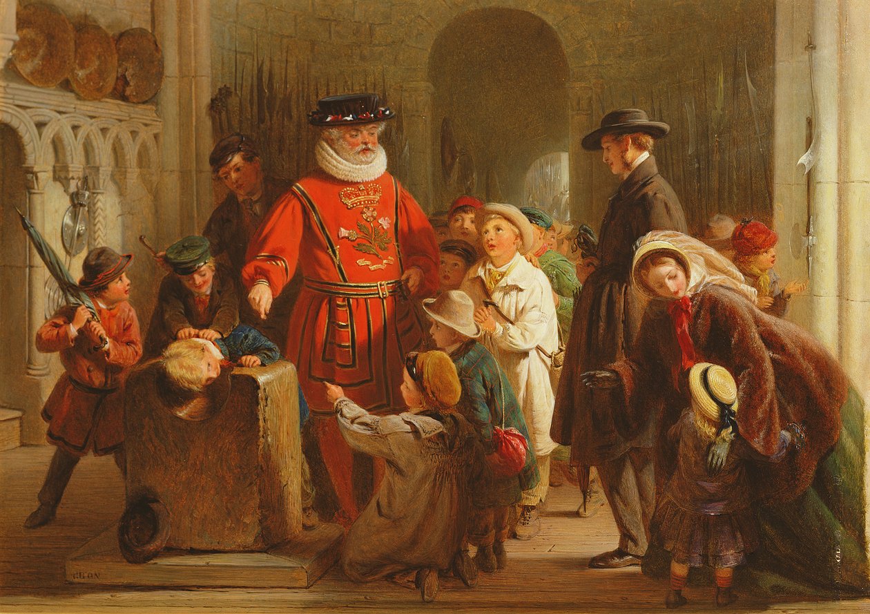 Dzieci w Tower of London autorstwa George Bernard O