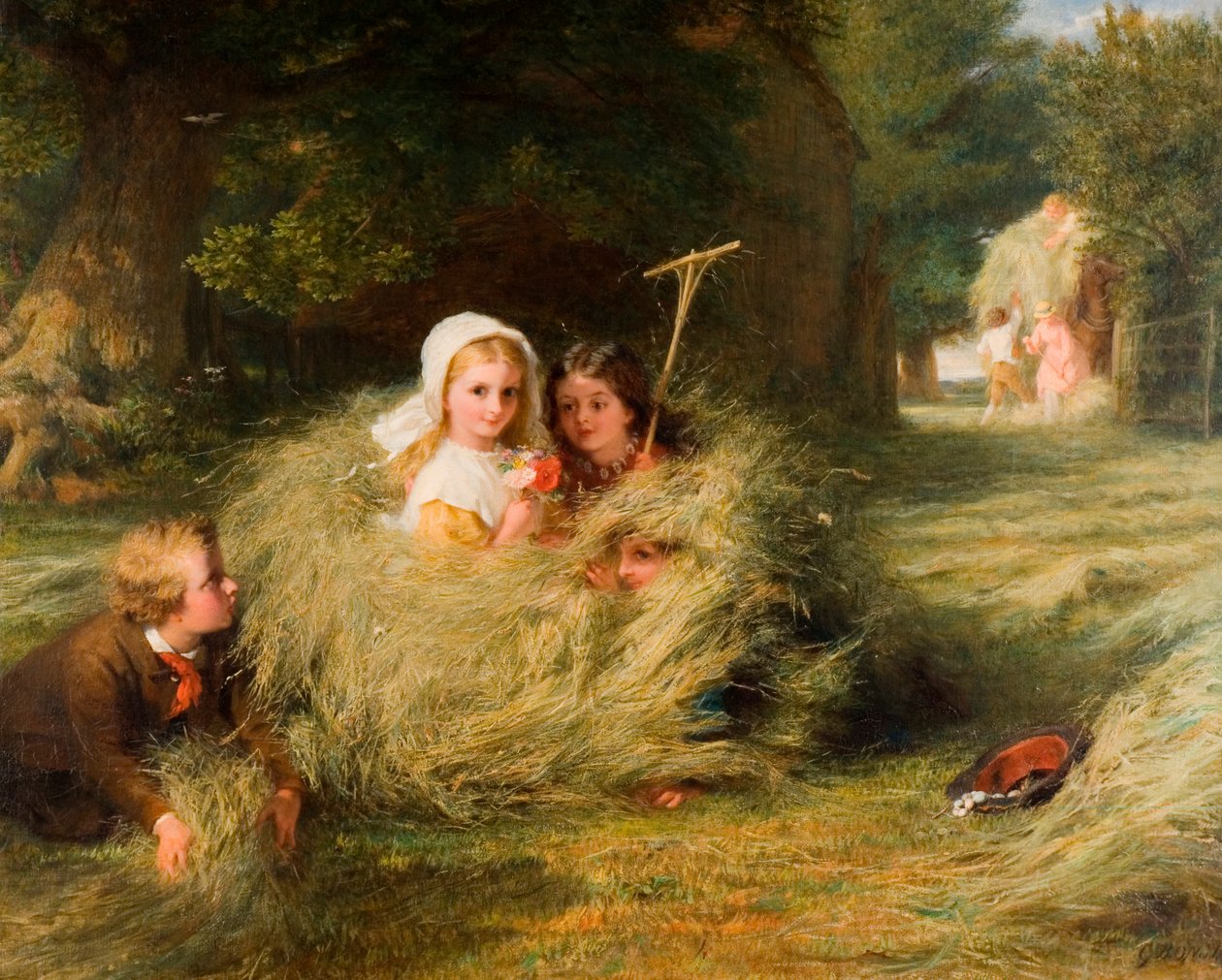 Nestlingowie, 1870 autorstwa George Bernard O