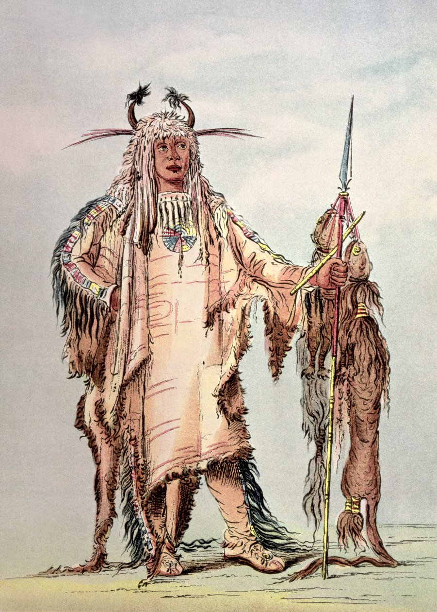 Blackfoot Indian Pe-Toh-Pee-Kiss, Żeberka Orła autorstwa George Catlin