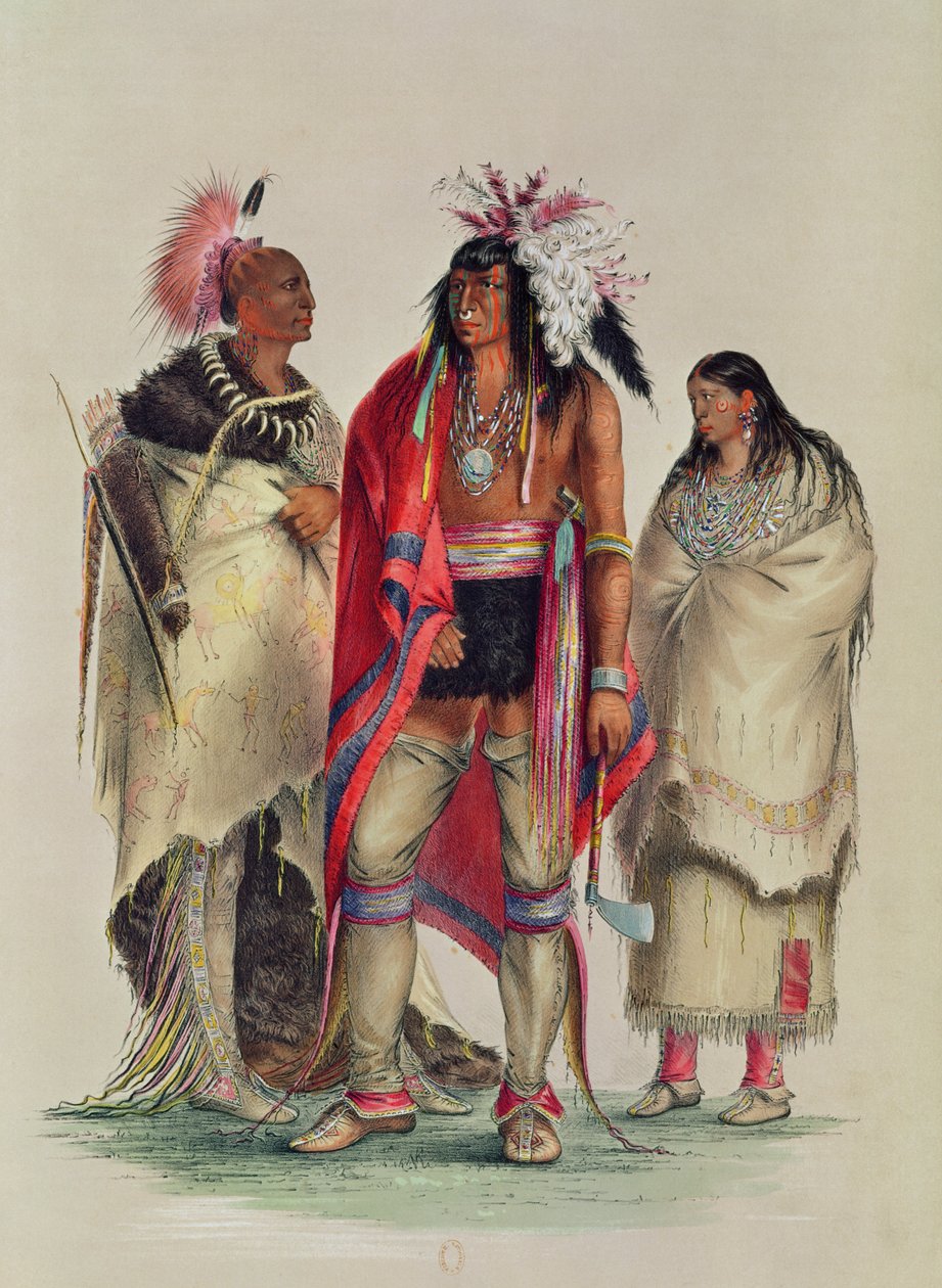 Indianie Ameryki Północnej, ok. 1832 r autorstwa George Catlin