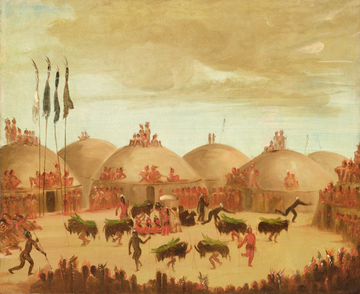 Taniec byka autorstwa George Catlin