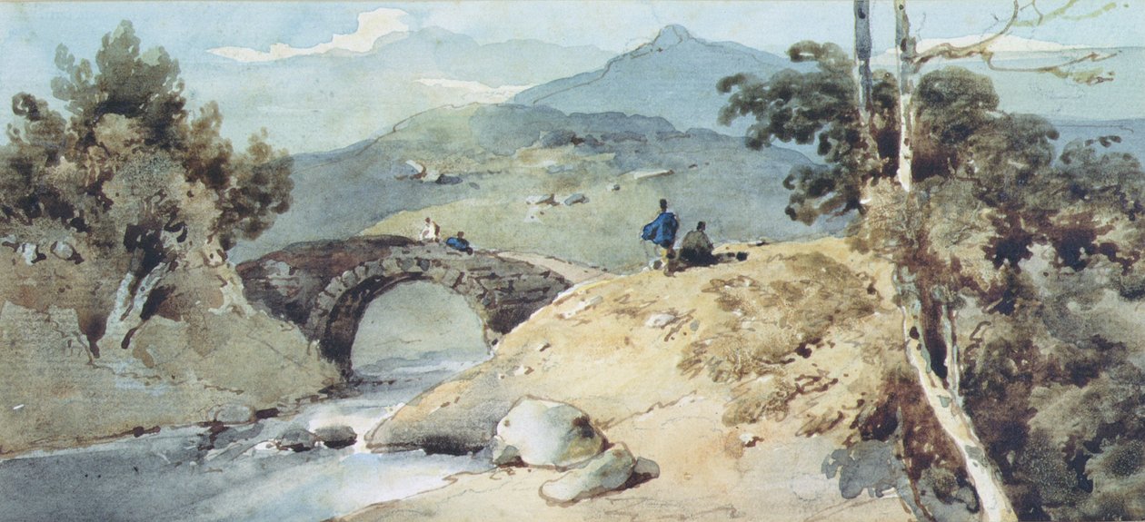 د برجپولي سره چینايي منظره autorstwa George Chinnery