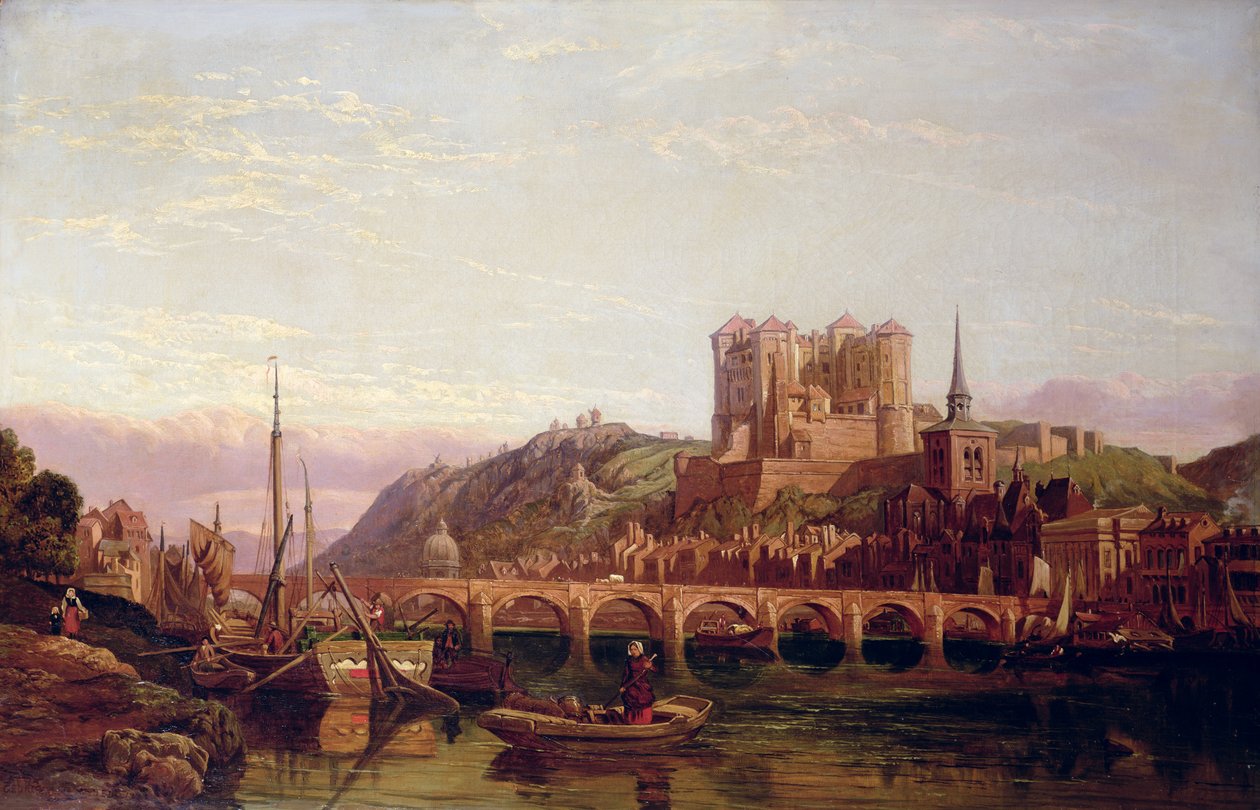 Saumur, nad Doliną Loary autorstwa George Clarkson Stanfield