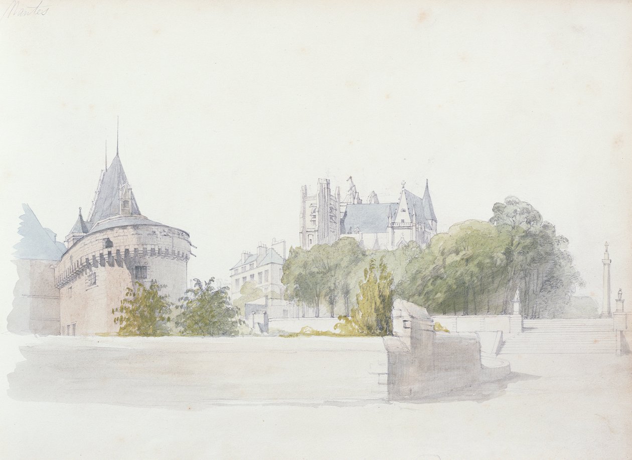 Widok Nantes autorstwa George Clarkson Stanfield