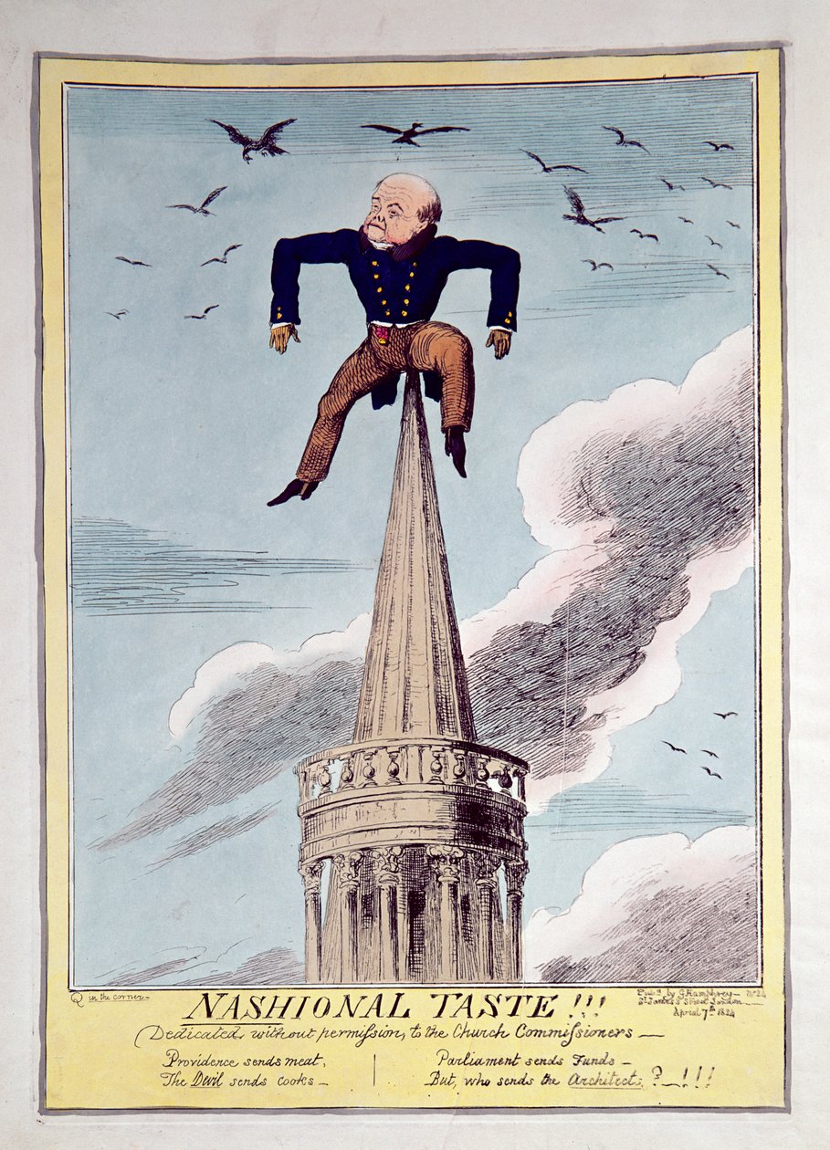 „Smak Narodowy”, wyd. 1824 autorstwa George Cruikshank