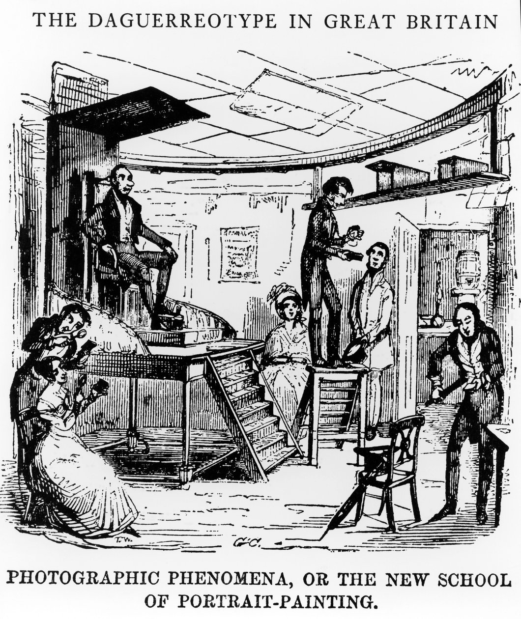 Dagerotyp w Wielkiej Brytanii, 1843 autorstwa George Cruikshank