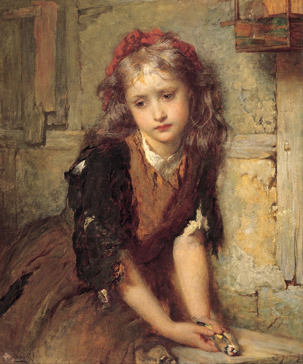 Martwy szczygieł (Wszystko, co pozostało do kochania) autorstwa George Elgar Hicks
