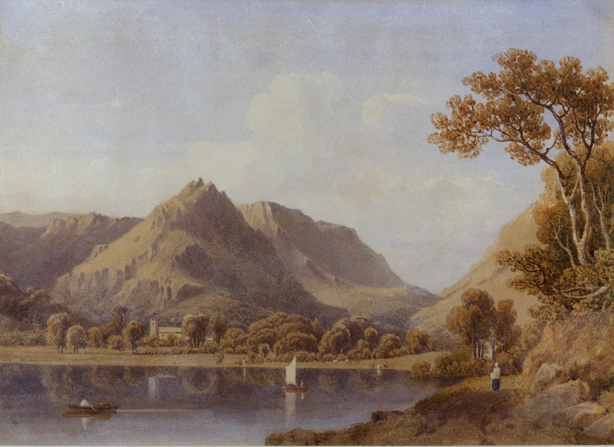Jezioro Grasmere, 1830 autorstwa George Fennel Robson