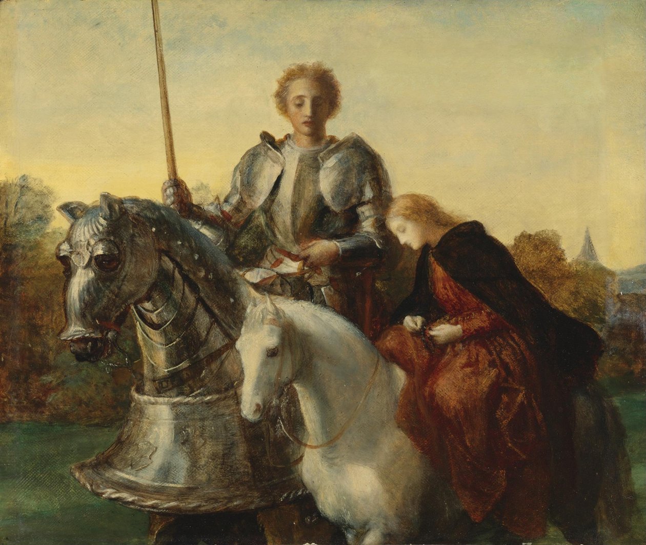 Studium dla Uny i Czerwonego Krzyża autorstwa George Frederick Watts