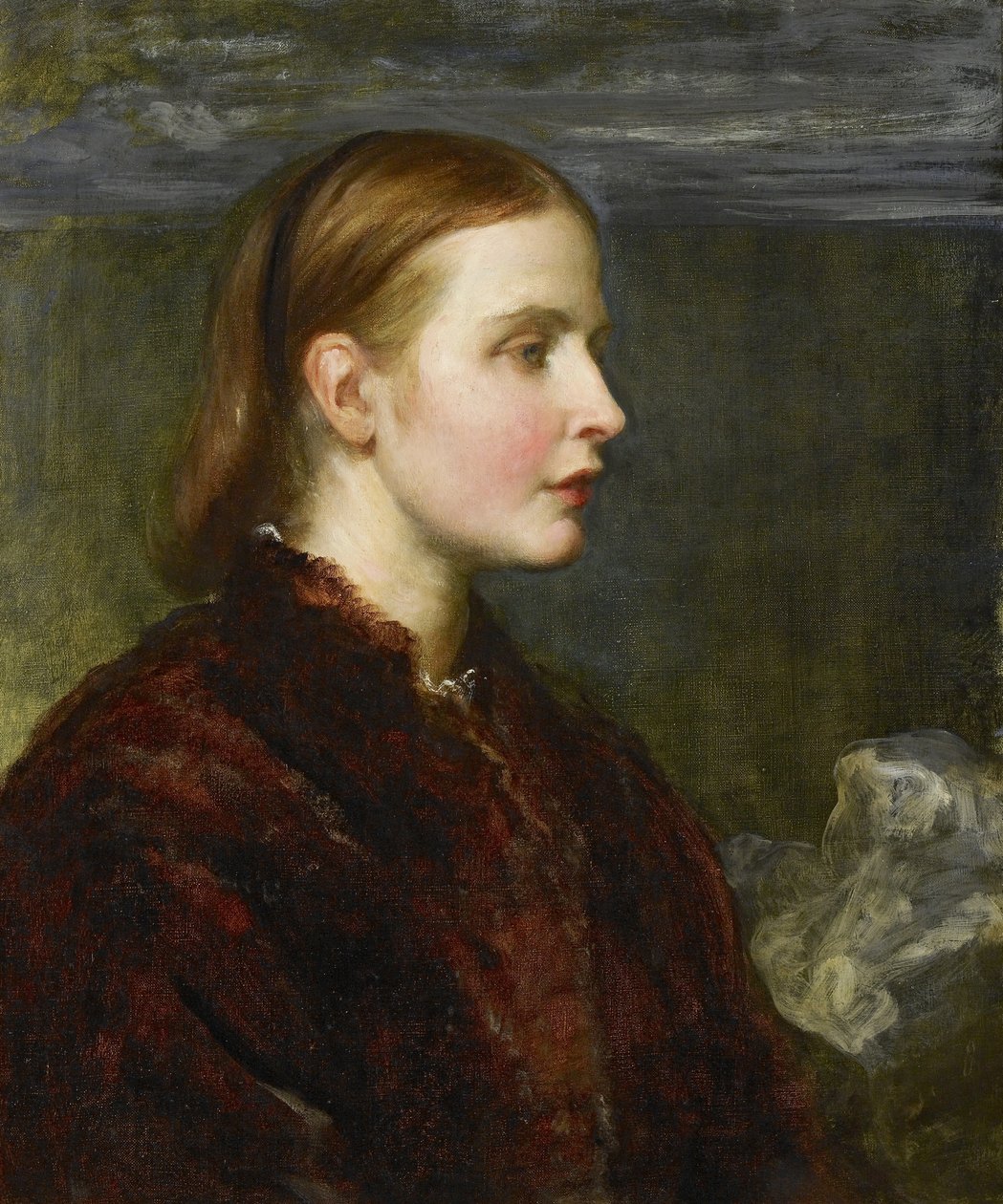 Panna Eliza Ann Ogilvy, 1866 autorstwa George Frederick Watts