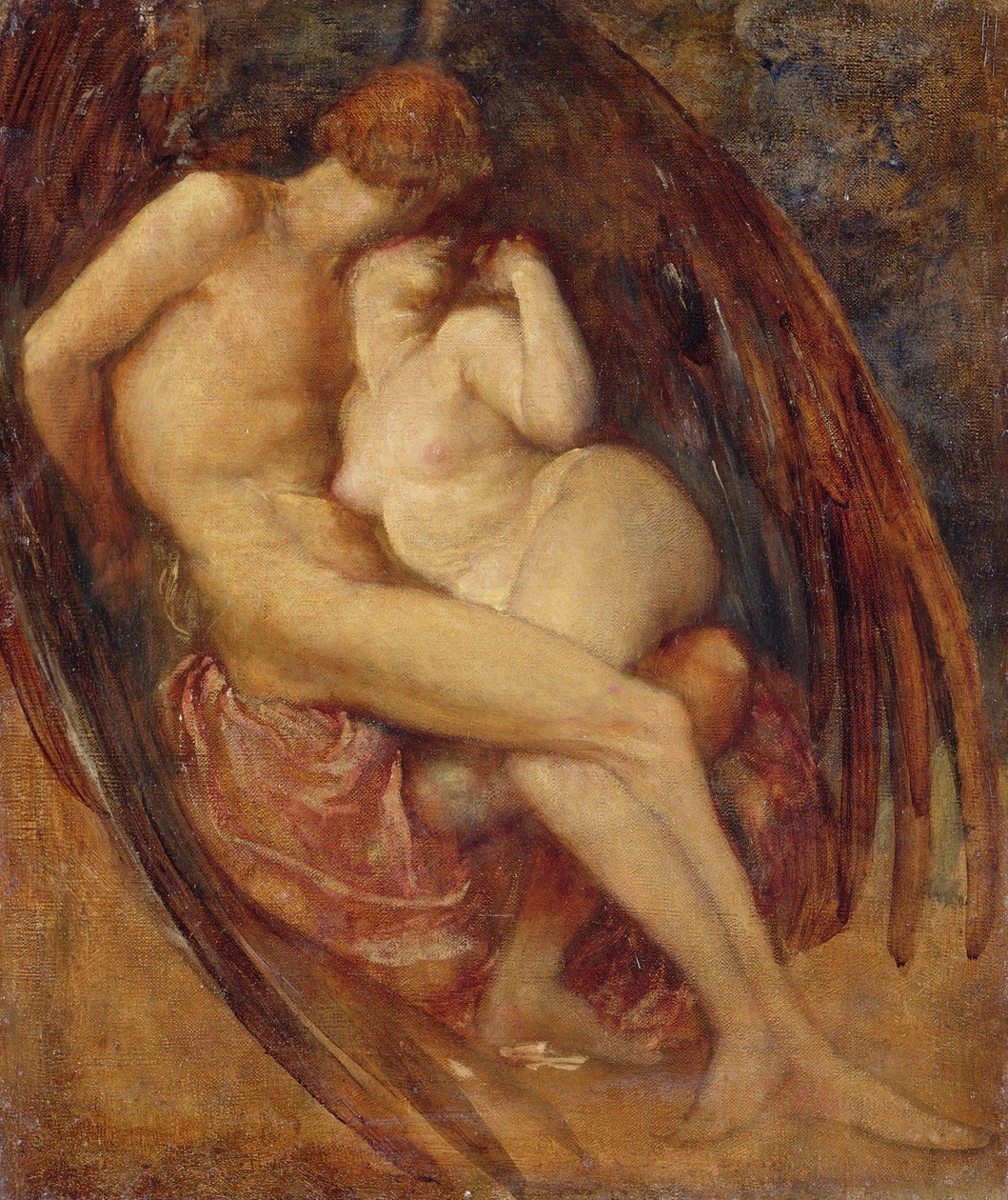 Szatan i Sin autorstwa George Frederick Watts