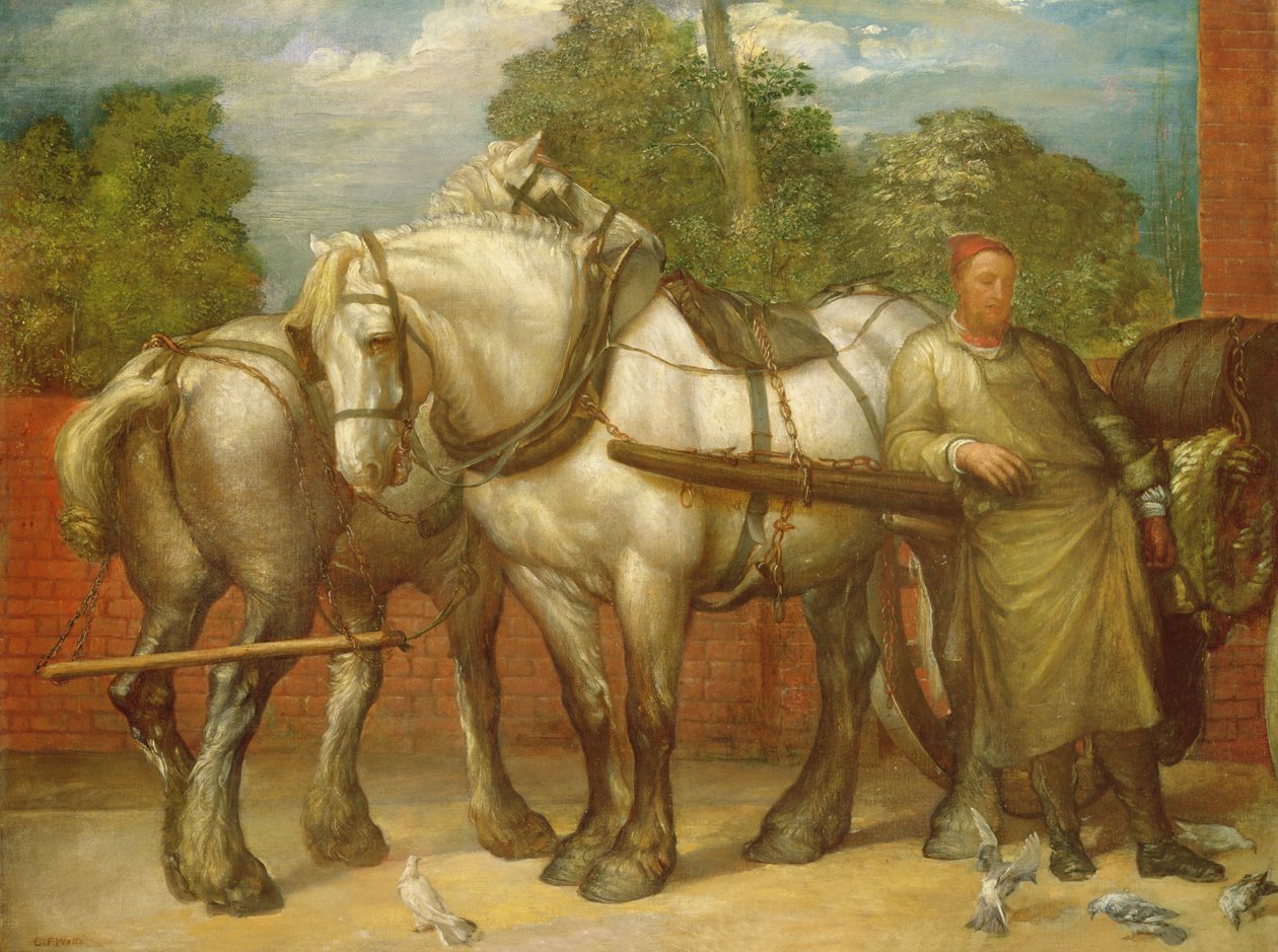 Odpoczynek w południe autorstwa George Frederick Watts
