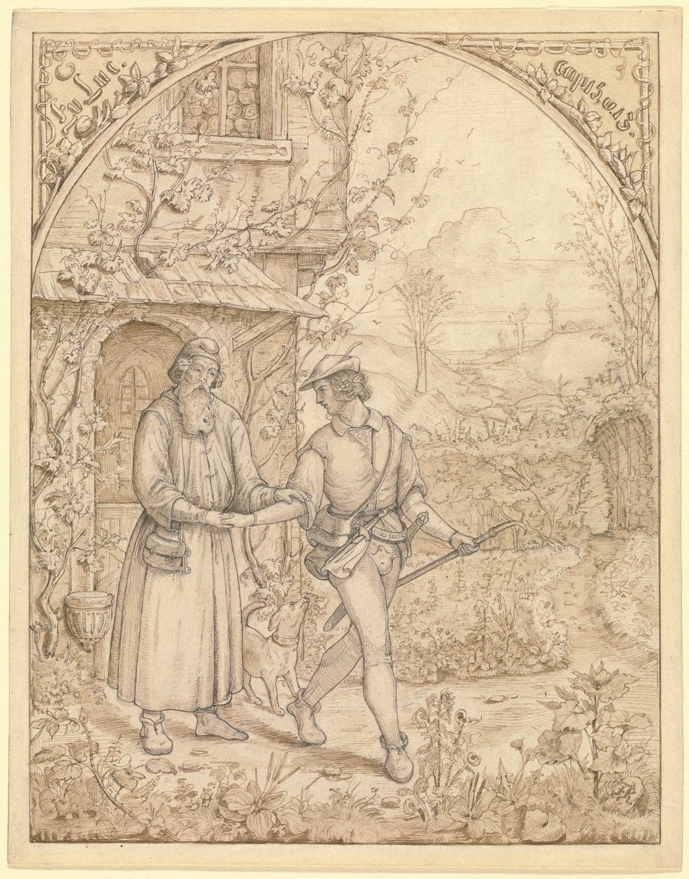 Odejście syna marnotrawnego autorstwa George Friedrich Kayser