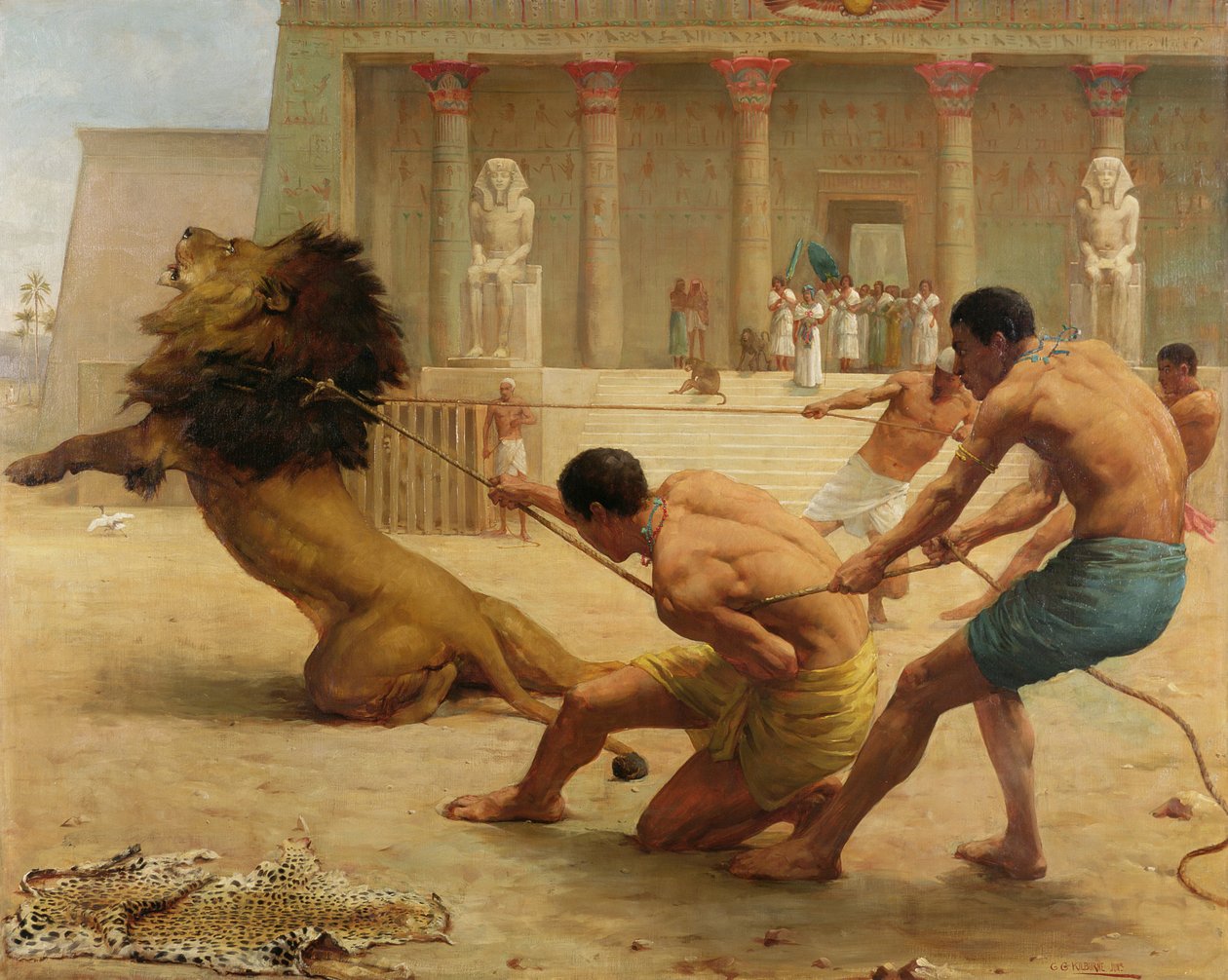 Starożytny sport autorstwa George Goodwin Kilburne