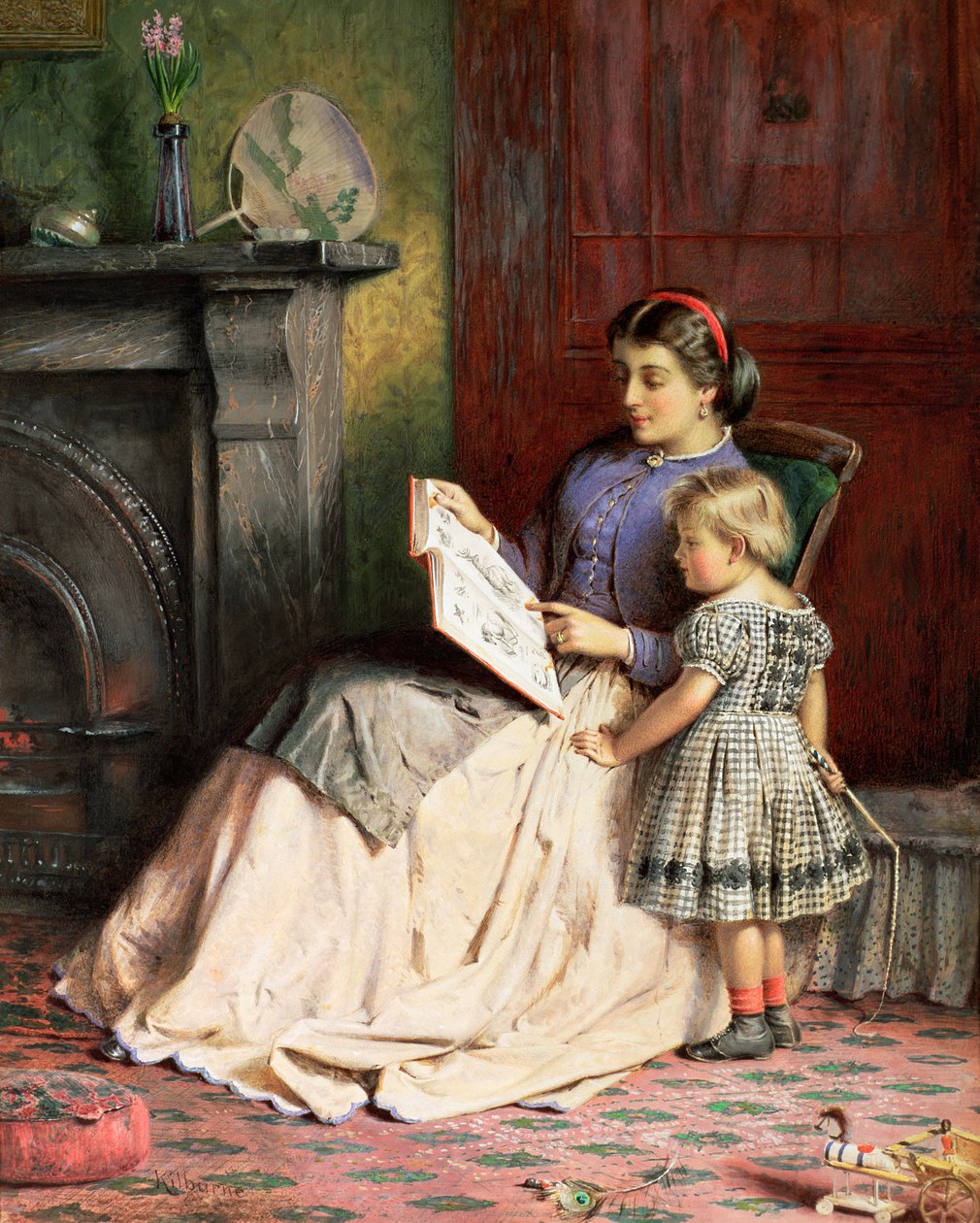 Matka i córka autorstwa George Goodwin Kilburne