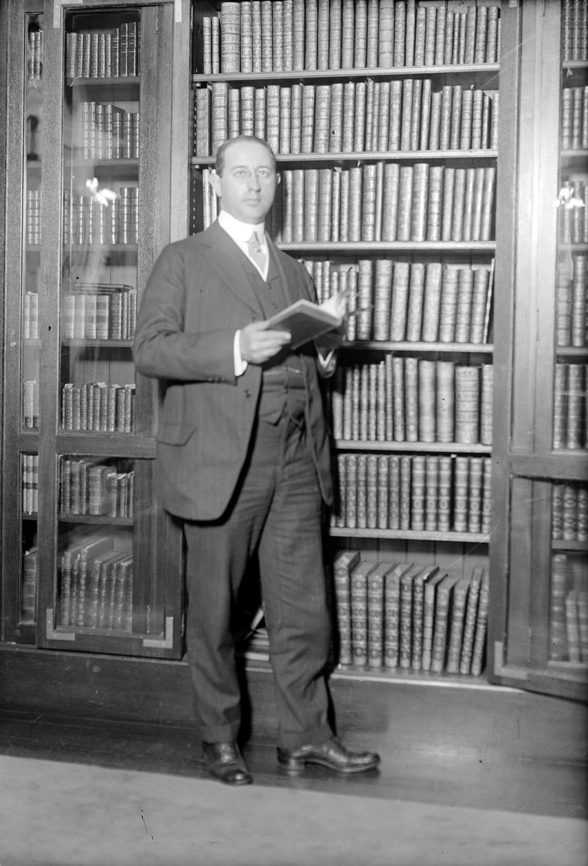 A.S.W. Rosenbach, c.1920 autorstwa George Grantham Bain
