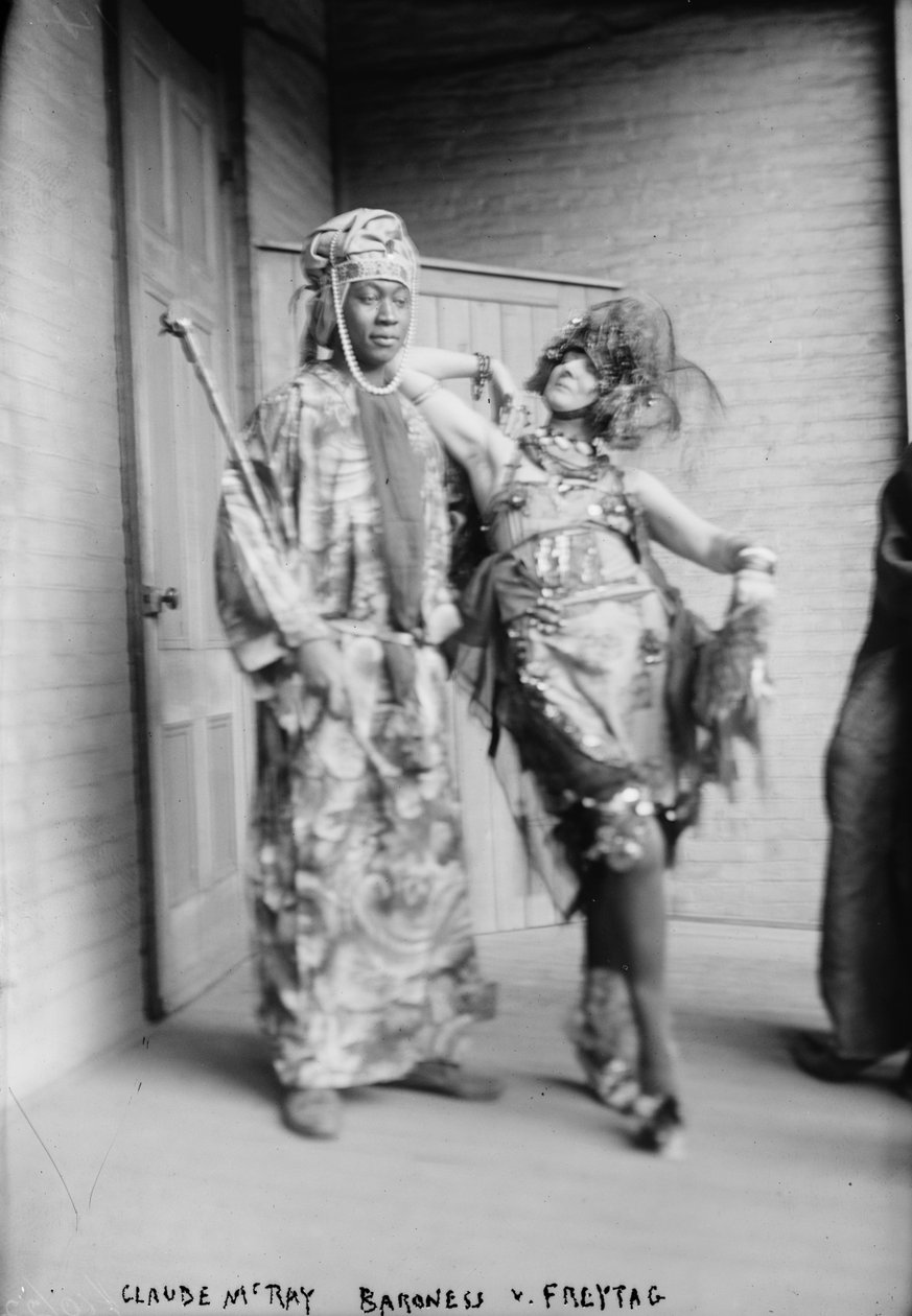 Claude McKay i baronowa Von Freytag-Loringhoven, ok. 1915 autorstwa George Grantham Bain