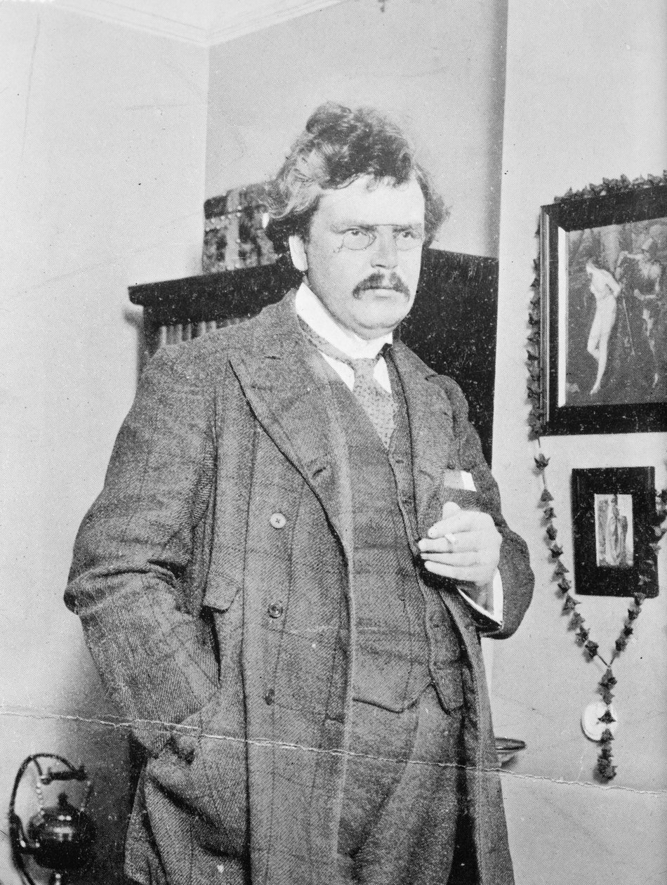 G.K.Chesterton, 1915 autorstwa George Grantham Bain