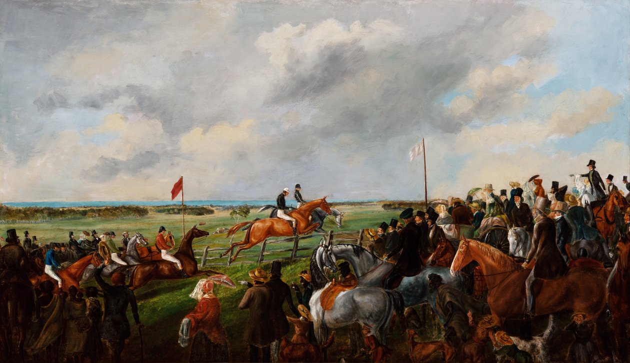 Pierwszy bieg z przeszkodami w Australii Południowej, 25 września 1846 r autorstwa George Hamilton