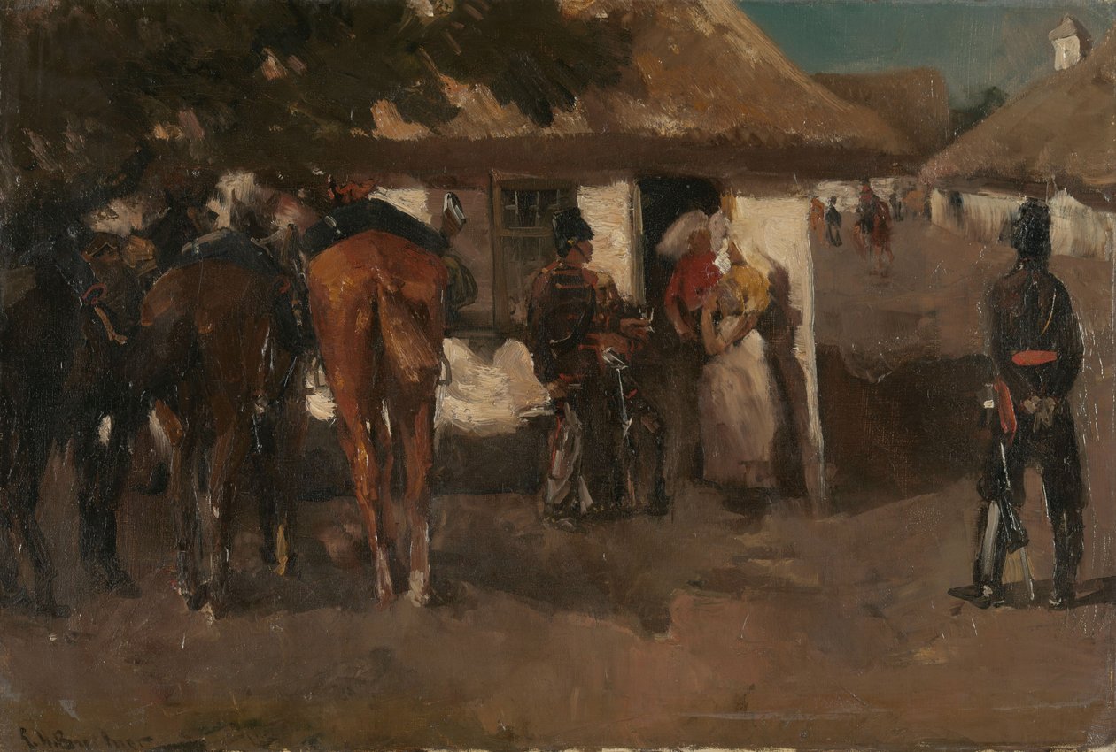 Wynajmowanie oddziałów autorstwa George Hendrik Breitner
