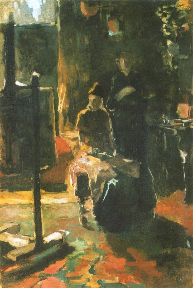 W pracowni autorstwa George Hendrik Breitner