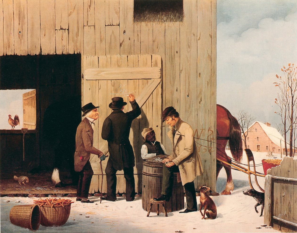 Uregulowanie rachunku autorstwa George Henry Durrie