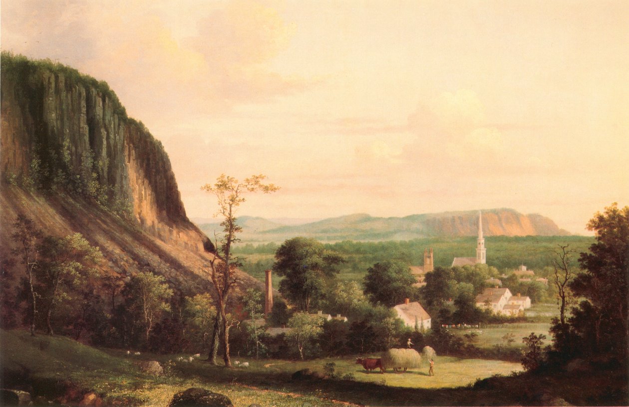 Widok na Westville autorstwa George Henry Durrie