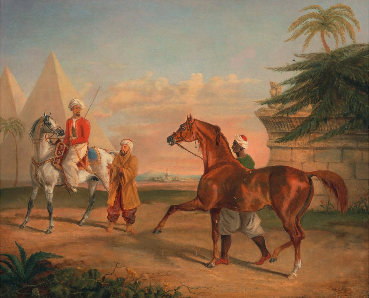 Mameluke kupuje ogiera arabskiego autorstwa George Henry Laporte