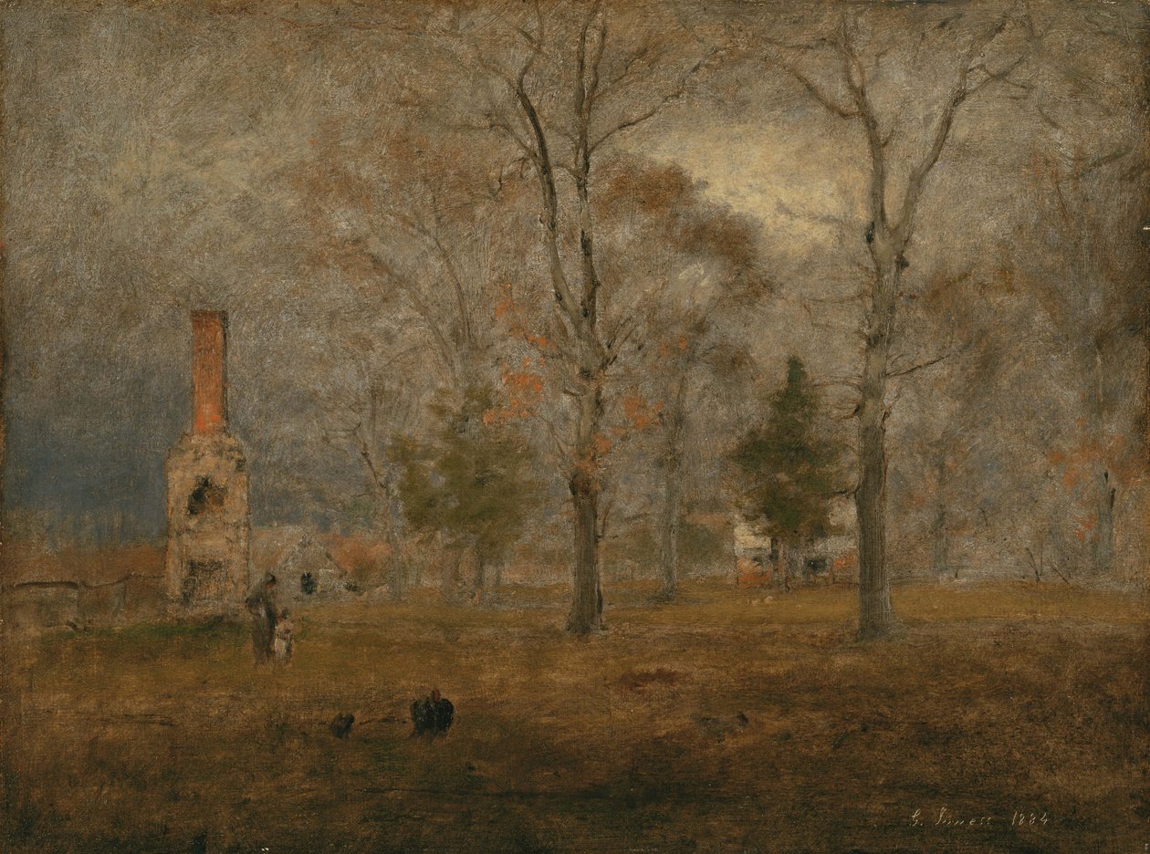Szary Dzień, Goochland autorstwa George Inness