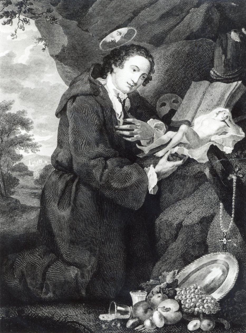 Sir Francis Dashwood (1708-81) wielbi Wenus autorstwa George Knapton