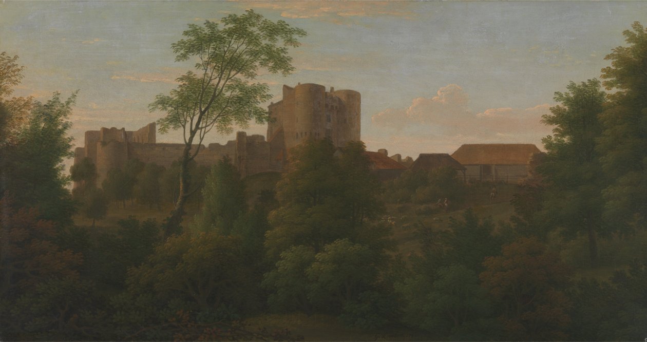 Zamek Saltwood autorstwa George Lambert