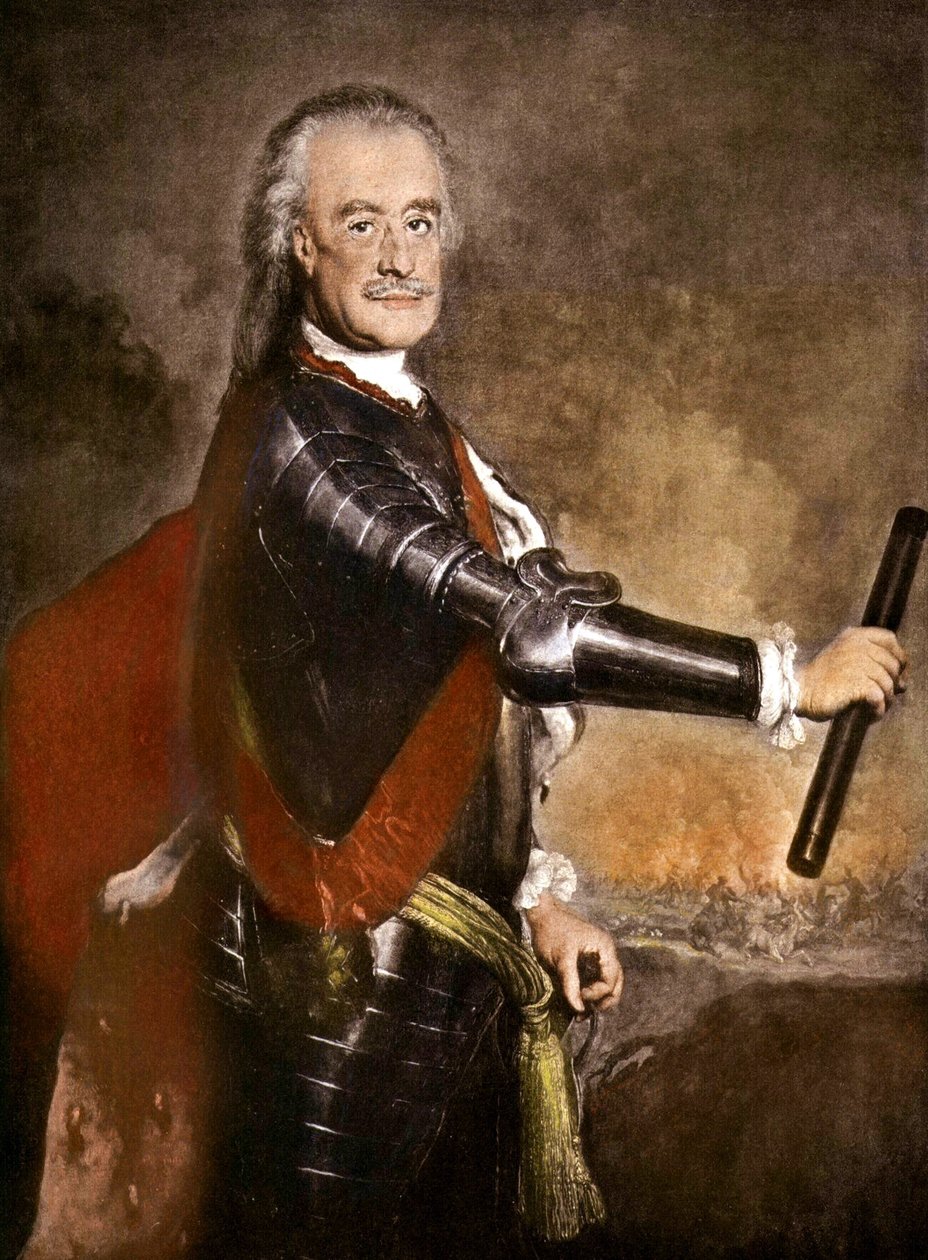 Leopold z Anhalt-Dessau (1676-1747) autorstwa George Lisiewski