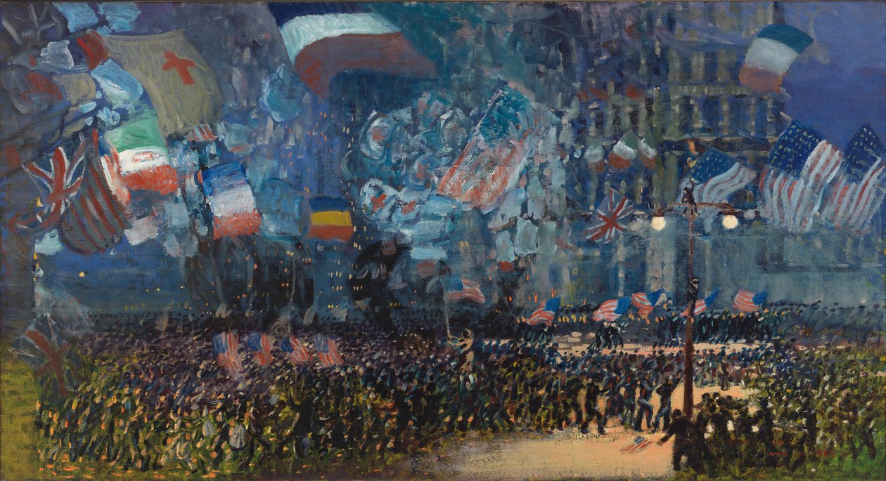 Noc zawieszenia broni autorstwa George Luks