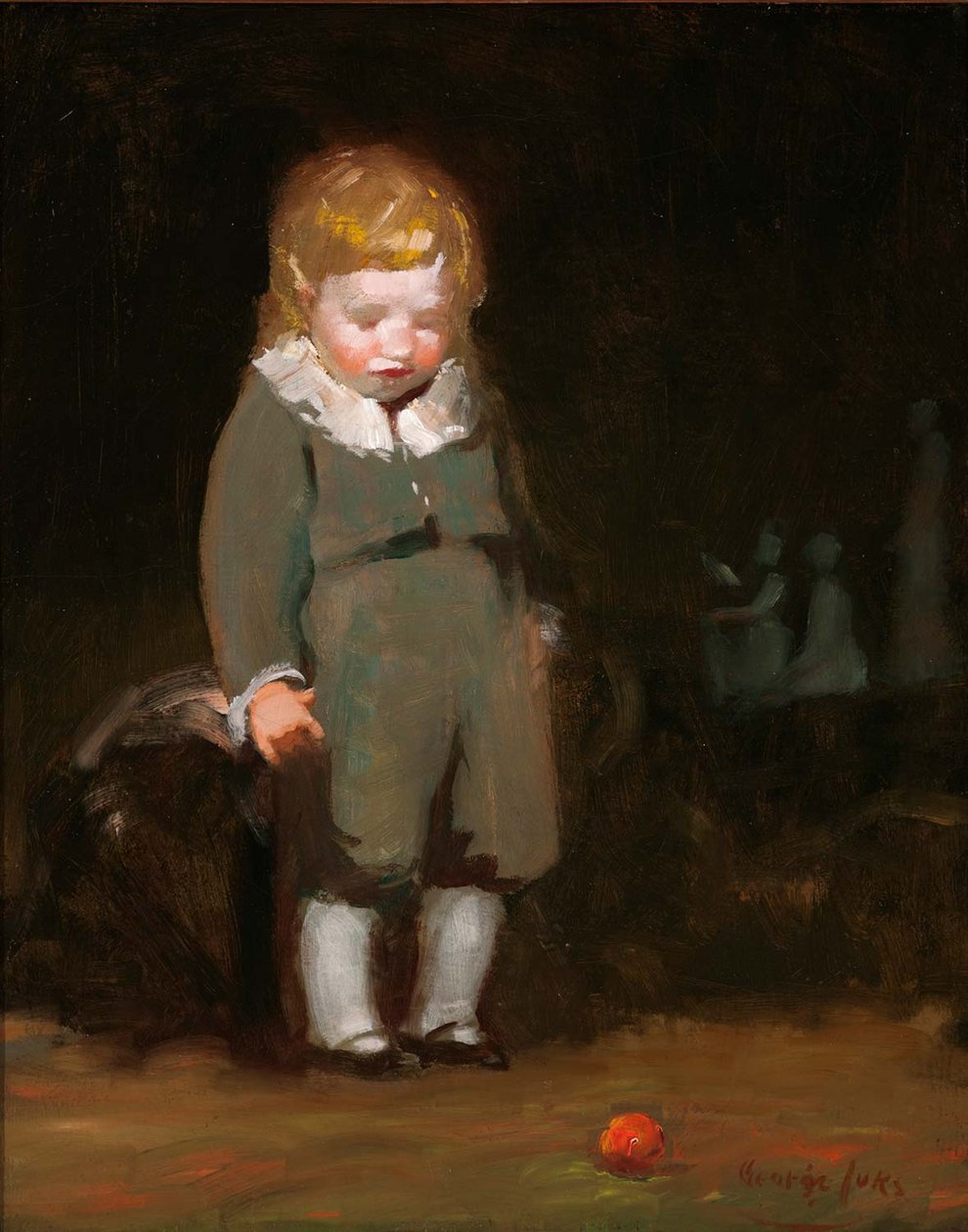 Dziecko w kolorze szarym autorstwa George Luks