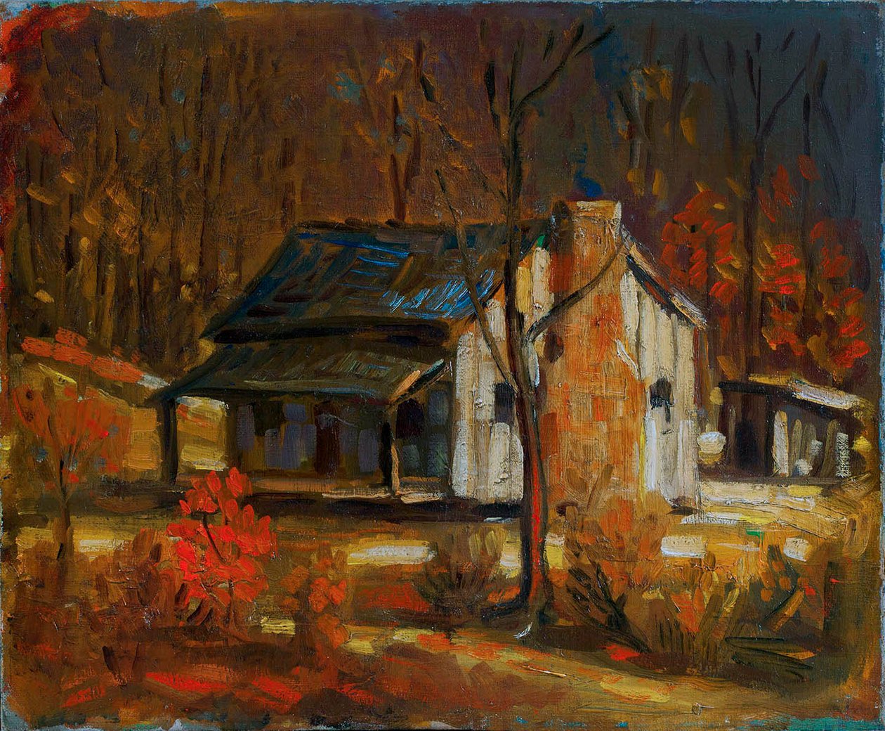 Kabina górska autorstwa George Luks