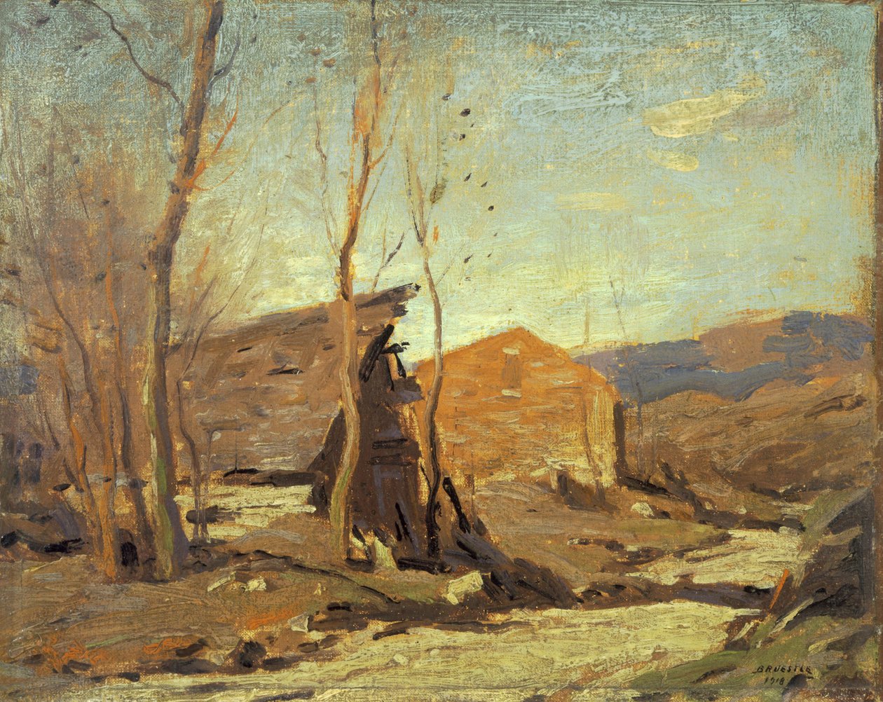Późne jesienne popołudnie autorstwa George M. Bruestle