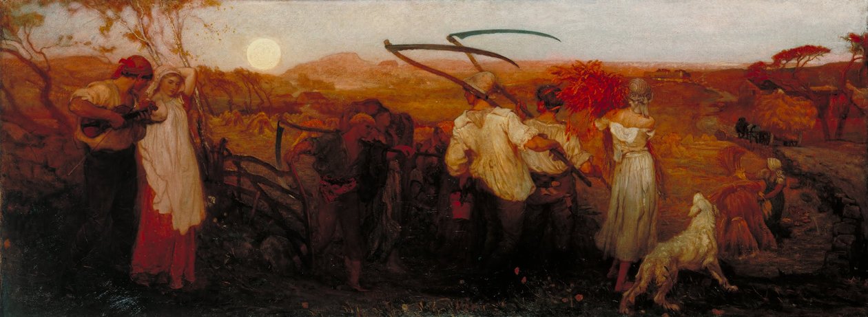 Księżyc żniw autorstwa George Hemming Mason