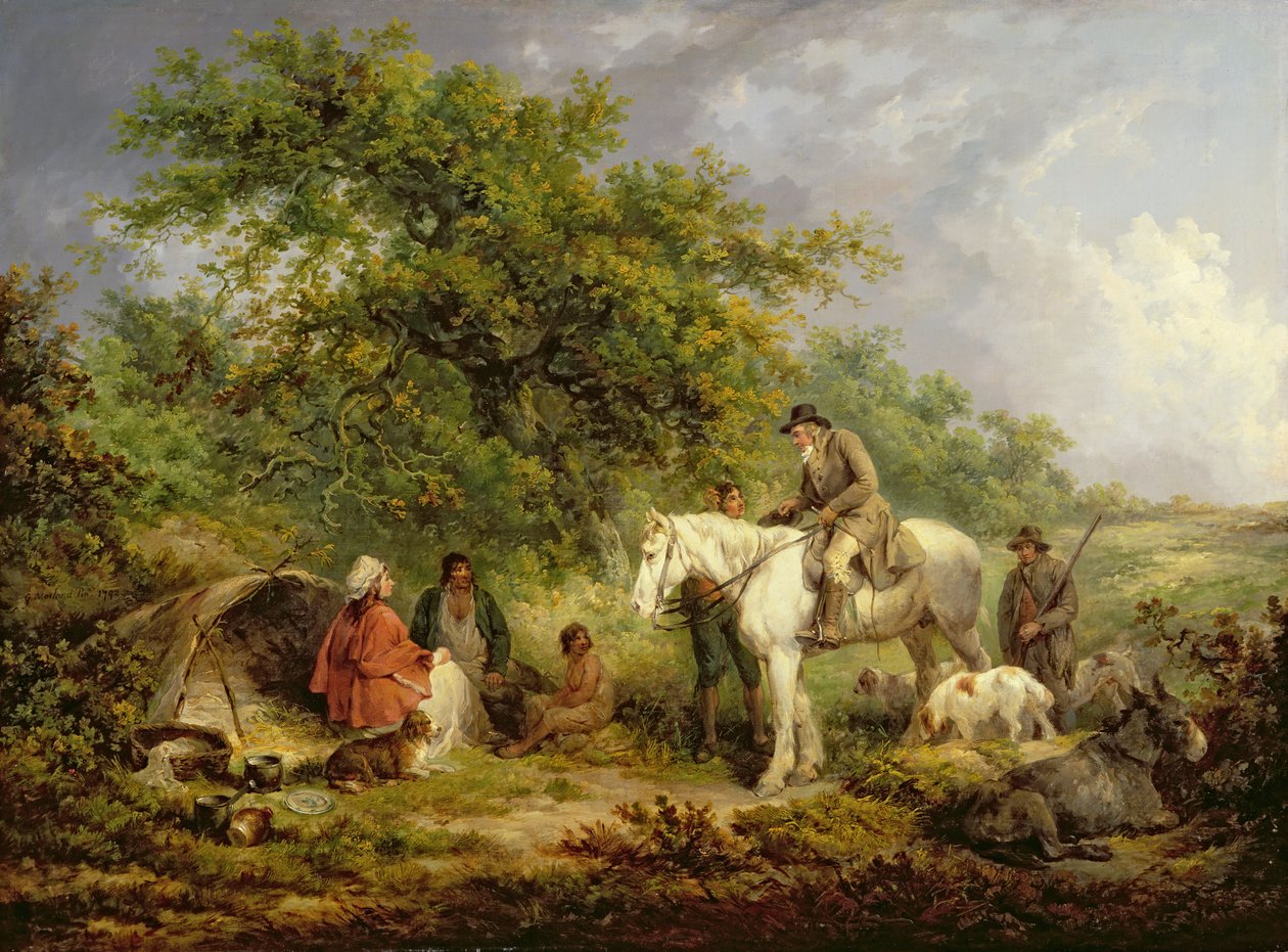 Poranek, czyli dobroczynny sportowiec, 1792 autorstwa George Morland
