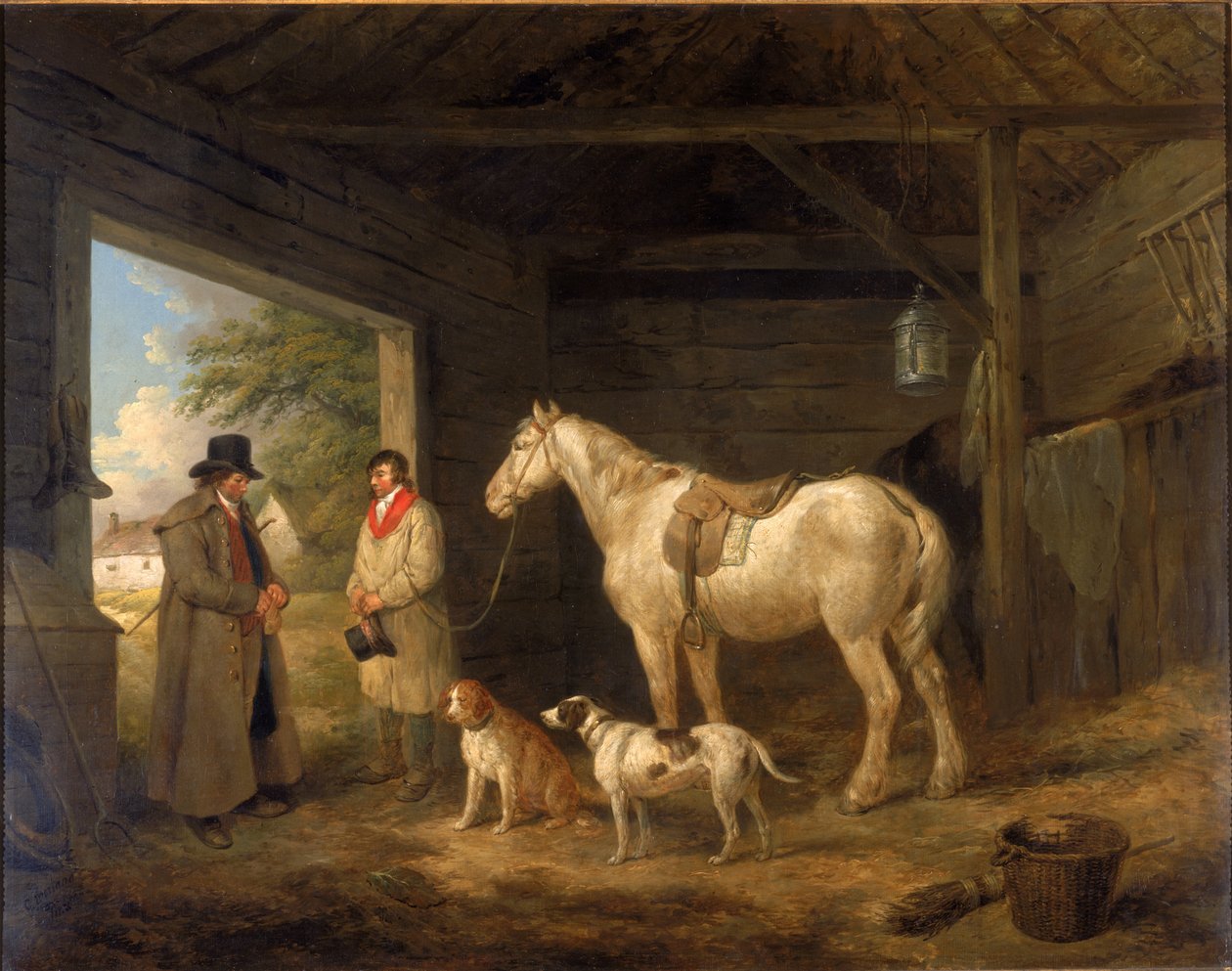 Płacenie Ostlerowi autorstwa George Morland